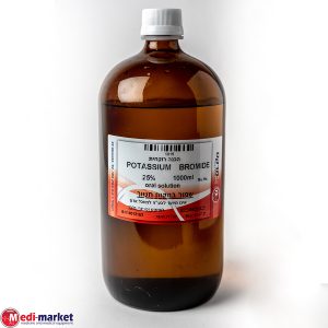 Potassium Bromide K.B.R 25% 1L Solution