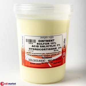 Sulfur10% +Salicylic3% +Hydrocort2% Oint 1 Liter