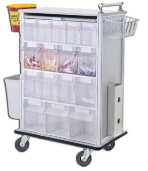 עגלת טיפולים דו צדדית  102/100/55 ס"מ