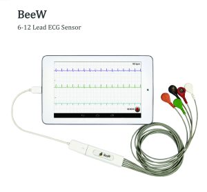 מכשיר א.ק.ג הומאני 12 BeeW 10W BEECARDIA לידים