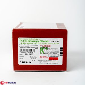 Potassium Chlor. 14.9% 10Ml Inj פוטסיום כלוריד
