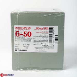 גלוקוז/דקסטרוז - Glucose 50% 20Ml for Injectio Bottle