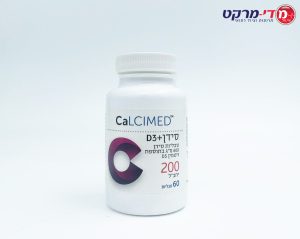 קלציום סידן 600 מ"ג בתוספת ויטמין 60 X D3 טבליות