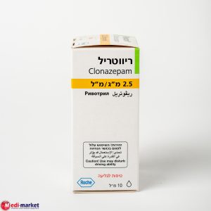 Rivotril 2.5 Mg Ml Dr: 10 Ml