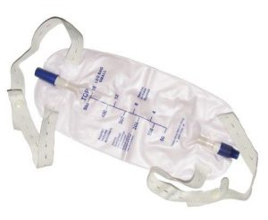 שקיות שתן עם רצועות קשירה לרגל 800 מ"ל-ללא צינור