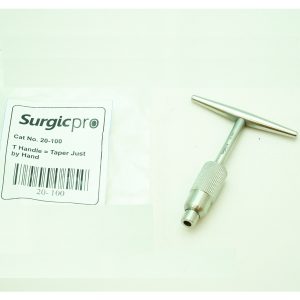 T handle = taper just by hand
