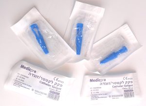 פקק כחול לקטטר / זונדה, מדיקפרו 200 יח'