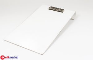 לוח לגיליון חולה למיטה בצבע לבן 23X34 A4 ס"מ