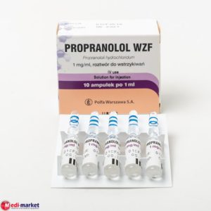 PROPRANOLOL WZF 1MG/ML INJ 1 ML 10 AMP