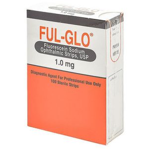 FLUORESCEIN OPHTALMIC STRIPS 1MG STRIP  100 STRIPS