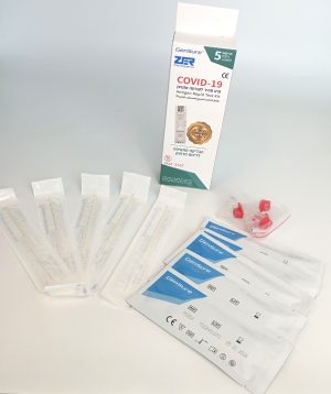 בדיקה מהירה לזיהוי אנטיגן של 5 COVID 19 בדיקות