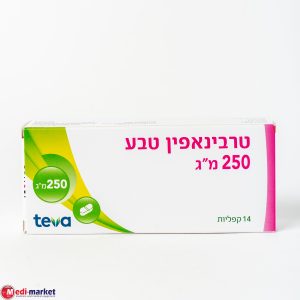 Terbinafine-Teva 250Mg 2X7Capl