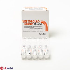 ג' Ketorolac Grindex 30mg/ml 10 amp - 29
