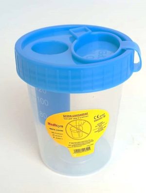 כוס לתרבית שתן (פקק כחול) 1 יח' מק"ט 3329902000