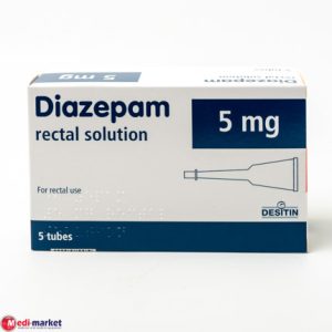 Diazepam  Desitin 5mg /2.5ml rectal solution X 5 tubes