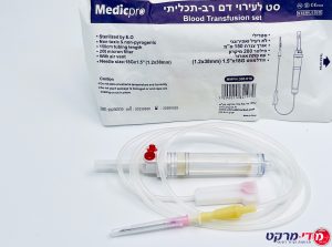 סט לעירוי רב תכלית לדם ונוזלים עם פילטר מדיקפרו 150 ס"מ 1יח