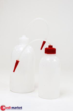 בקבוק לשטיפה + צינורית 500 מ"ל