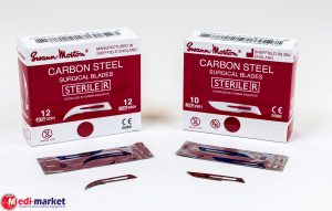 סכין ניתוח 22 סואן מורטון 100 יח'