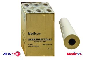 נייר סדין למיטה 50*100 מ' 3 יח' בגליל מדיקפרו