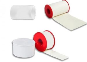 פלסטר בד צינק לבן בגליל 5ס"מ*5 מ' פיקס