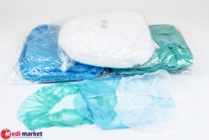 כובע פיתה לאחות ,לבן, מדיקפרו , 100 יח'