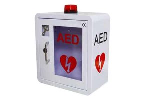 ארון קיר לדפיברילטור עם נעילה, אזעקה וסירנה 20X36X40