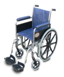 כסא גלגלים פ"פ 40*51 ס"מ, ידית ארוכה חובק דגם WCDS2007P