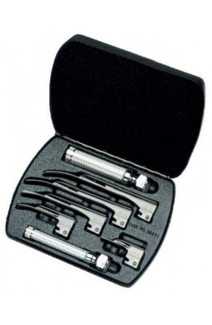 סט לרינגוסקופ מילר 5 להבים 2 ידיות WLA68696