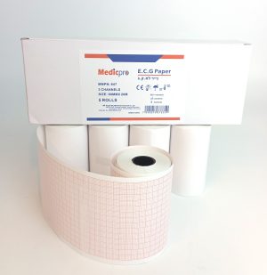 נייר לא.ק.ג 3 ערוצים 80 מ"מ 20 X מטר, מדיקפרו