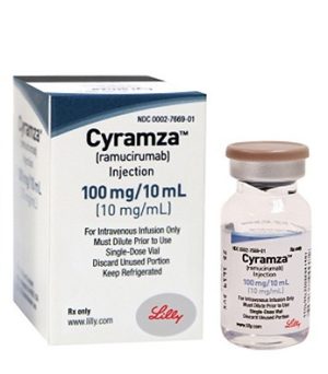 CYRAMZA 100MG/10ML PF SDV 1/EA