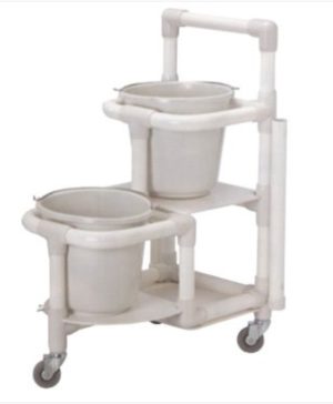 עגלת ניקיון מפלסטיק