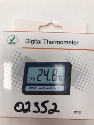 מד טמפרטורה דיגיטלי לקיר ST2 רגש חיצוני 50/+70-