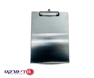 מתקן נירוסטה לגיליון מטופל לתלייה על תאי אשפוז