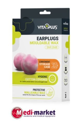 אטמי אוזניים שעווה, 3 , VITA PLUS יחידות במארז