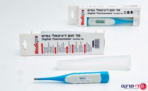 מד חום דיגיטאלי גמיש עם צפצוף דגם MT-403S מדיקפרו