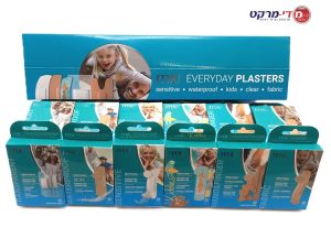 מארז 30 חבילות פלסטרים מעורב 6 סוגים (20 במארז), MX LONDON