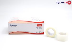 פלסטר טרנספור (ניילון) מדיקפרו 2.5סמ9.1Xמ 12 יח'