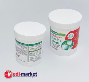 כדורי כלור אקטי כלור 200 יח' 1.7 גרם, Klorkleen