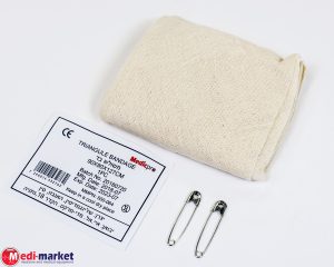 משולש לקיבוע מבד 90X90X127 ס"מ עם 2 סיכות, מדיקפרו