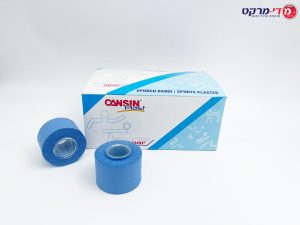 פלסטר בד צבעוני וטר'/ספורט 3.8 ס"מ 10 X מטר, 1 יח' CANSIN