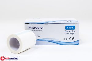 פלסטר נייר מיקרופור, מדיקפרו 5 ס"מ*9.1מ' 6 יח'