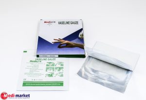 פד וזלין/פראפין, מדיקפרו  10*10 ס"מ ,  1/10