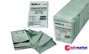 שמיכת מילוט 1.6 X 2.1 מטר מדיקפרו