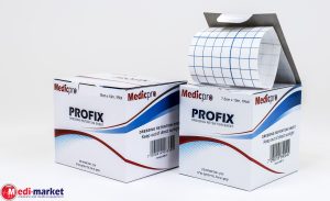 פלסטר פרו-פיקס, מדיקפרו + משבצות לחיתוך 7.5ס"מ 10 Xמטר