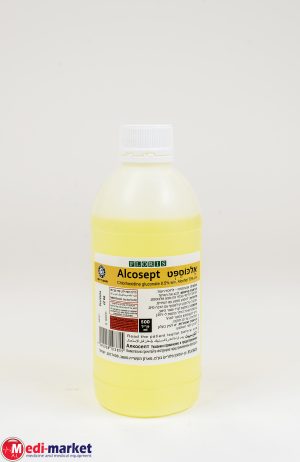 ALCOHOL CHLORHEXIDINE 500ML  אלכוספט 500 מ"ל
