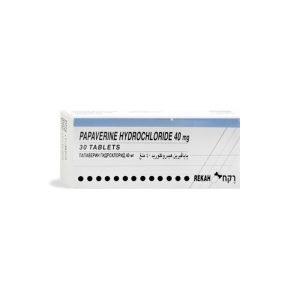 Papaverine 40Mg X 30Tab