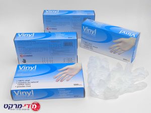 כפפות ויניל ללא טלק XL מדיקפרו גרין  1/100