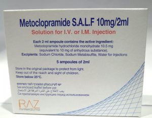 Metoclopramide 10 Mg/2 Ml Inj  X 5 Amp