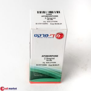 Apomorphine 2.5 Mg/Ml 10 Ml Inj