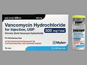 Vanco 500Mg X 10 Vials
